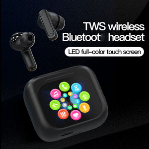 Écouteurs sans fil ANC BY-16 Écouteurs de jeu TWS étanches à écran LCD avec écran couleur Casque d'écoute téléphonique Casques - Product Image 2