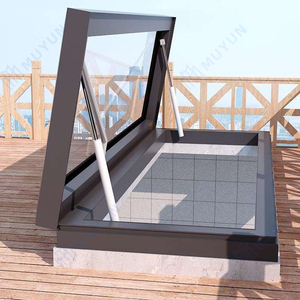 نافذة سقف كهربائية ذكية من سبائك الألومنيوم، نافذة منزلقة عازلة للصوت بتصميم رفع ذكي، نوافذ للطابق السفلي بضمان 5 سنوات - Product Image 2