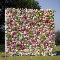Op maat gemaakte kunstbloemen wanddecoratie voor thuis, luxe bloemenwand, bruiloftsbloemen decoratie, handig