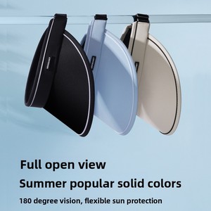 Personnalisable 180 °   Casquette d'été pour femme avec visière ouverte, protection UV flexible, idéale pour l'extérieur - Product Image 1