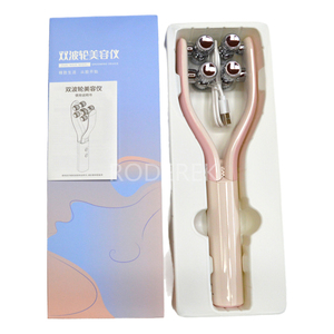 Appareil de <span class=keywords><strong>massage</strong></span> facial 3D double tête <span class=keywords><strong>pour</strong></span> la maison, amincissant, télécommande sans fil, rechargeable USB, en forme de V <span class=keywords><strong>pour</strong></span> double menton - Product Image 3