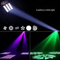 Mini Lyre 100W Beam Light Gobo Spot DMX Cabeza Movil pour Boîte de Nuit, Fête, Événement, Bar, DJ, Éclairage de Scène à Têtes Mobiles