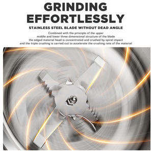 חלחול נירוסטה מטחנת חשמל פולי קפה תבלינים דגנים בלנדר קטן מערבל ultrafine שחיקה אבקת קפה מטחנת - Product Image 4