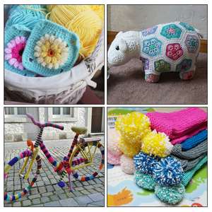 도매 50g 멀티 컬러 아크릴 손 뜨개질 원사 직조 원사 크로 셰 뜨개질 원사 - Product Image 6