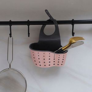 Drain <b>Basket</b> Kitchen Double -layer Draining <b>Basket</b> Storage <b>Basket</b> Hanging Bag Sink Strainer - Product Image 4