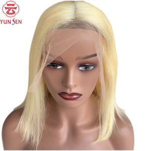 <span class=keywords><strong>ผม</strong></span>แท้ 100% แบบเวอร์จิ้น 13x4 ลูกไม้รอบด้าน <span class=keywords><strong>ทรง</strong></span>บ๊อบ<span class=keywords><strong>สั้น</strong></span>ตรง  แบบเต็มศีรษะ - Product Image 3