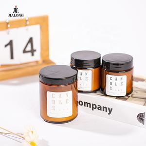 3 Years Shelf Life Paraffin Wax Machine-Made Holiday Scented <b>Candles</b> 100g Aromatherapy Glass <b>Jar</b> 20-40 Hours Burning Time - Product Image 1