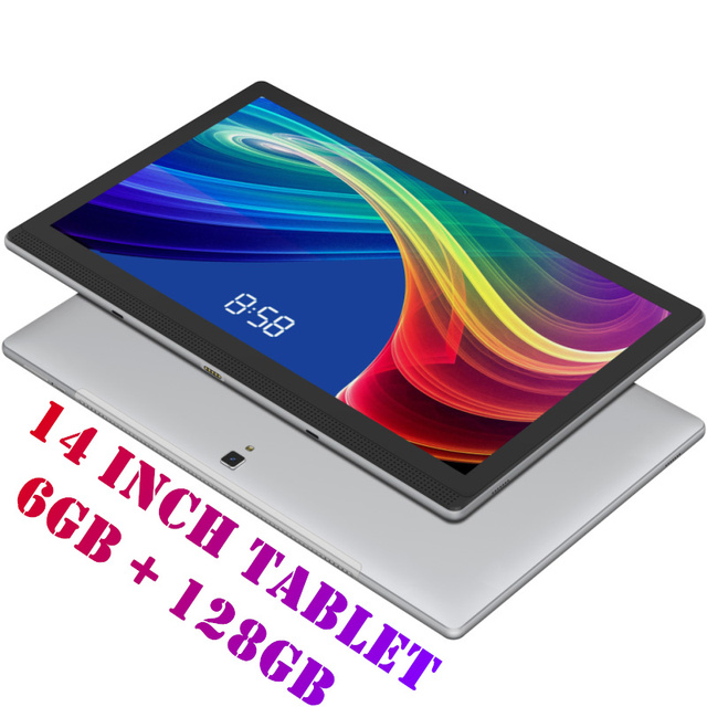2023 New Hot-sale Students Tablet Q14 Global Version Android 13 Pads 14 Inch 6+128GB Tablet Dual Core Dual Sim Card Pc for Kids