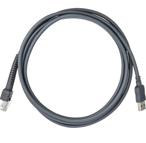 Câble USB de scanner de codes à barres flexible gris 2M vers combinaison de CBA-U01-S07ZAR RJ50 RJ45 pour symbole <span class=keywords><strong>LS1203</strong></span> LS4208 LS2208 2208AP - Product Image 3