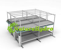 Rack de culture vertical Rack de culture pour plantes Systèmes hydroponiques