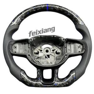 Modification du volant pour <span class=keywords><strong>Volvo</strong></span> <span class=keywords><strong>XC</strong></span> <span class=keywords><strong>40</strong></span> Xc60 S60 Xc90 S90, volant en fibre de carbone forgé avec couleur de rayures personnalisable - Product Image 6