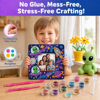 Kit de loisirs créatifs à paillettes pour la décoration de cadres photo faits main, mosaïque de pierres précieuses pour affichage photo, pour débutants, vente en gros