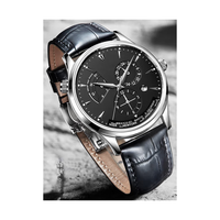 Montres automatiques mécaniques GMT étanches en acier, personnalisées et de conception similaire, pour les marques de clients
