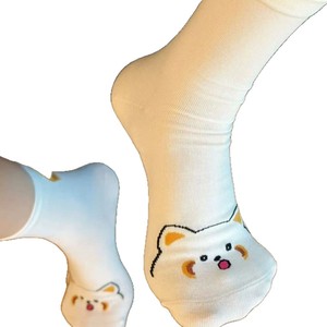 Calcetines de Dibujos Animados para Mujer, Transpirables, Absorbentes de Sudor, Estilo Anime, a Media Pantorrilla, Juveniles y Modernos - Product Image 4