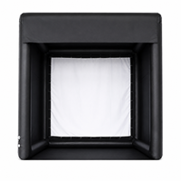 Écran de simulateur de golf gonflable en gros, enclos d'entraînement de golf portable pour intérieur avec cadre durable