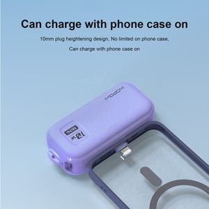 Wopow <span class=keywords><strong>2026</strong></span> חדש לגמרי, סוללת גיבוי ניידת אולטרה מיני דבורה קטנה, 5000 מיליאמפר/שעה, מטען מהיר, סוללת גיבוי מיני - Product Image 6