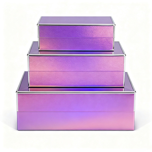 Nhà máy cung cấp trực tiếp nguồn ISO9001 được chứng nhận hộp từ lật có thể tái chế đặc biệt gấp Hộp Quà Tặng bằng giấy khắc laser - Product Image 2