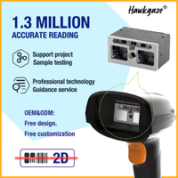 Module de lecteur de codes-barres embarqué longue portée M238 pour étiquettes de colis, étiquettes de produits et écrans de paiement mobile