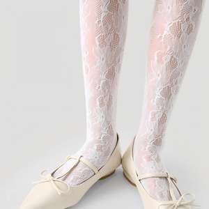 Pantimedias de mujer personalizables al por mayor, pantimedias de rejilla coloridas, <span class=keywords><strong>medias</strong></span> de red, pantimedias de rejilla con diseño dulce y moderno - Product Image 3