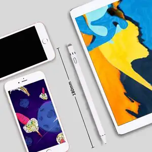 Phổ Kim Loại Tùy Chỉnh Logo Usb 2 Trong 1 Màn Hình Cảm Ứng Điện Dung Hoạt Động Stylus Pen Cho Máy Tính Bảng Ipad Samsung Điện Thoại Di Động Android IOS