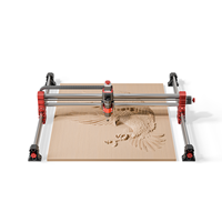 Twotrees TTC-H40, graveuse CNC 4 axes extra-large, espace de travail 1m*1m pour le brasage au carbone/l'aluminium/le métal/l'acier inoxydable