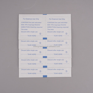 Toallitas desinfectantes desechables al por mayor con 70% de <span class=keywords><strong>alcohol</strong></span> isopropílico, no tejidas, estériles para un solo uso, suministro de fábrica, 3x6cm - Product Image 3
