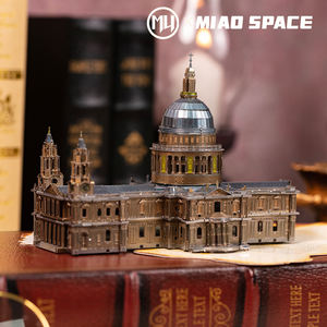 U डायरेक्ट निर्माता नया आगमन 3 डी धातु पहेली संत पॉल के कैथेड्रल मॉडल किट शैक्षिक खिलौना घर सजावट संग्रहणीय - Product Image 2
