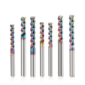 Herramientas de fresa de extremo en espiral con recubrimiento DLC de 12 <span class=keywords><strong>mm</strong></span> 3 flautas <span class=keywords><strong>y</strong></span> ranura en forma de U HRC56 - Product Image 2