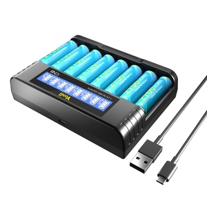 Cargador de Baterías Ni-MH de 8 Ranuras con Pantalla LCD, 1.2V, para AA/AAA, Juguetes, Control Remoto Cargador de Baterías Ni-MH de 5/7 Ranuras - Product Image 6