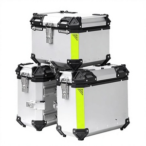 Borse <span class=keywords><strong>Laterali</strong></span> in Lega di Alluminio 43L+39L Impermeabili a Sgancio Rapido <span class=keywords><strong>per</strong></span> <span class=keywords><strong>Moto</strong></span> e Maxi-Scooter, Retrofit/Upgrade - Product Image 3