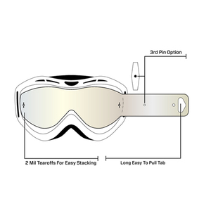 Lunettes <span class=keywords><strong>de</strong></span> motocross MX avec déchirures adhésives pour jeunes, déchirures pour lunettes <span class=keywords><strong>de</strong></span> motocross, déchirures pour lunettes <span class=keywords><strong>de</strong></span> <span class=keywords><strong>course</strong></span> hippique, déchirures pour lunettes <span class=keywords><strong>de</strong></span> moto électrique - Product Image 5