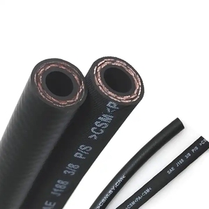 Tubo di Ritorno dello Sterzo Flessibile in Gomma NBR <span class=keywords><strong>CSM</strong></span> ad Alte Prestazioni e Bassa Pressione, Superficie Liscia in Tessuto, Standard SAE J189 per Auto e Camion - Product Image 1