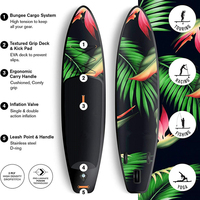 Planche de paddle gonflable de fabrication industrielle en gros, 7'2, EPS, planche de windsurf à vendre, planche de paddle en bois