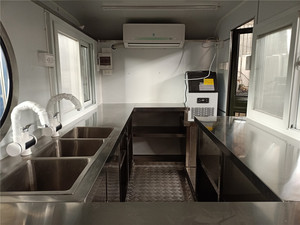 Camion de nourriture cuisine entièrement équipée Pizza d'<span class=keywords><strong>occasion</strong></span> équipée à vendre <span class=keywords><strong>achat</strong></span> de camion de nourriture carré - Product Image 3