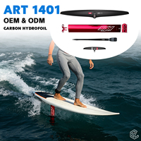 Axis Light Wind ART PRO 1401 Hydrofoil Puissant à basse vitesse, pour petits vagues et navigation en aval, pour riders de pointe, avec mât en aluminium haute performance