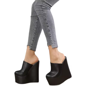 Nouvelles sandales compensées classiques et confortables de 16 cm pour femmes 2026 - Product Image 5
