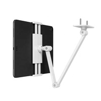 Support de téléphone de bureau pliable réglable support de tablette support mural en aluminium tablette (WS-2 BEWISER)