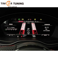 Pantalla de Instrumentos Digitales Estilo RS4 RS5 Compatible con A4 S4 A5 S5 B9 2017-2024, Actualización de Cabina Virtual LCD Digital Estilo RS