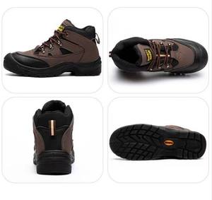 Zapatos de Seguridad de Media Caña con Certificación CE, Botas de Seguridad Antideslizantes e Impermeables con Puntera de Hierro para Hombre - Product Image 3