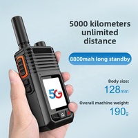 Communicateur sans fil 5G haut de gamme avec réseau national, carte SIM préinstallée, longue portée, batterie 8800 mAh pour la patrouille de sécurité