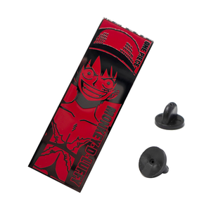 3 Nuevos Diseños de Alta Calidad, Pin Metálico de <span class=keywords><strong>Anime</strong></span> de One Piece con Luffy, Ace y Sabo, Decoración para Mochila - Product Image 4