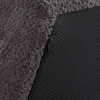 Canapé simple hexagonal de style moderne de 54 pouces, design modulaire ; ce canapé rembourré en chenille est idéal pour les salons, 2 pièces