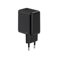 Chargeur de téléphone GaN 65W, charge rapide, double prise PD QC4.0, double USB-A Type-C, adaptateur secteur, approvisionnement en gros, OEM, logo personnalisé, vente en gros d'usine