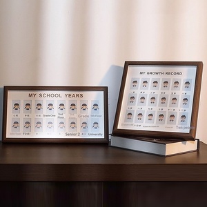 Marco de Fotos Conmemorativo para Bebés, <span class=keywords><strong>Modelo</strong></span> <span class=keywords><strong>036</strong></span>, para Registrar el Crecimiento de los Niños en el Campus, con Espacio para Foto de Identificación de 1 Pulgada, Venta al Por Mayor - Product Image 4