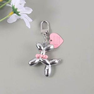 Colorful <b>Balloon</b> Dog Keychain Acrylic Pendant Necklace Keychain Bag Decorative Bracelet Accessories - Product Image 6