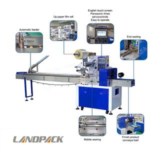 แนวนอนถ้วยเล็กเค้กคุกกี้เวเฟอร์หมอน Flowpack บรรจุภัณฑ์เครื่องบรรจุ - Product Image 3