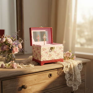 Caja de carrusel de música personalizable Caja de música de papel ODM OEM para niños Sala de estar Regalo de cumpleaños - Product Image 5