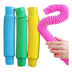 Premium Plastic PU & Rubber Pop Tube Fidget <b>Toy</b> <b>Set</b> for Adults & Kids with Anxiety ADHD Stress Relief Sensory <b>Tools</b> - Product Image 6