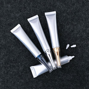 Tubo Plano de Aluminio y Plástico Compuesto Plateado de 20g, Tubo para Crema de Manos, Limpiador Facial, Tapa Abatible, Tapa de Rosca, Tubo Cosmético Suave - Product Image 3