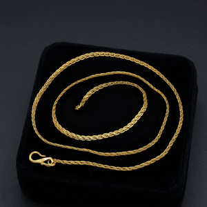 Wholesale <b>14K</b> 18K 24K Micron <b>Gold</b> Plated Frill Stylish <b>Chain</b> Necklaces Modern <b>Chain</b> Design Brass <b>Chains</b> Fashion <b>Chains</b> Necklaces - Product Image 6